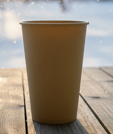 16oz Kraft Single Wall Cup