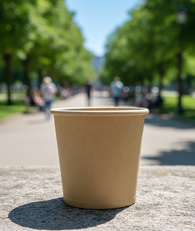 4oz Kraft Single Wall Cup