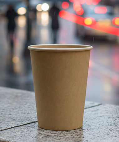 7oz Kraft Single Wall Cup